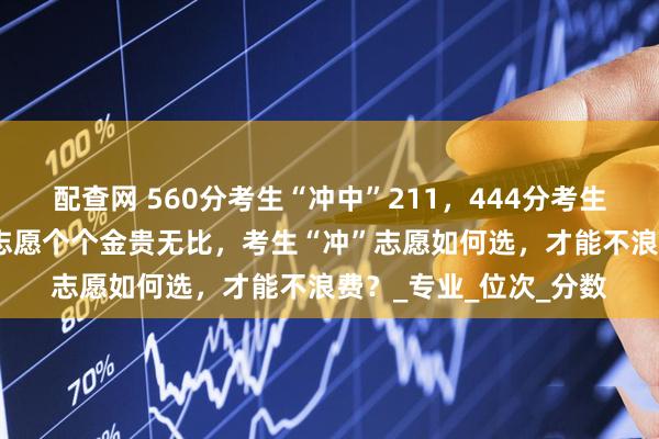 配查网 560分考生“冲中”211，444分考生捡漏聊大—96个平行志愿个个金贵无比，考生“冲”志愿如何选，才能不浪费？_专业_位次_分数